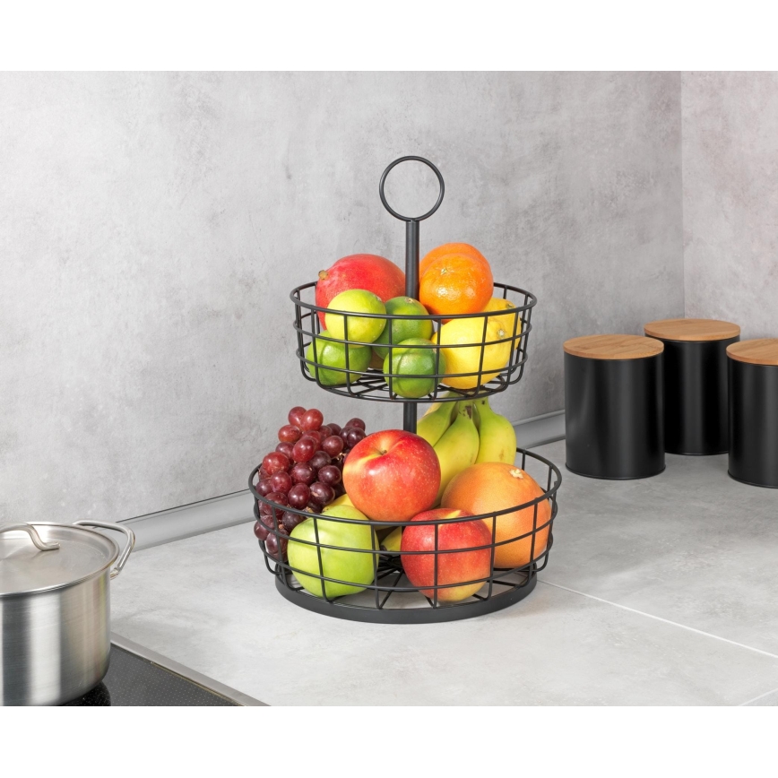 WENKO 88740800 - Cesto LOFT 28x39 cm preto