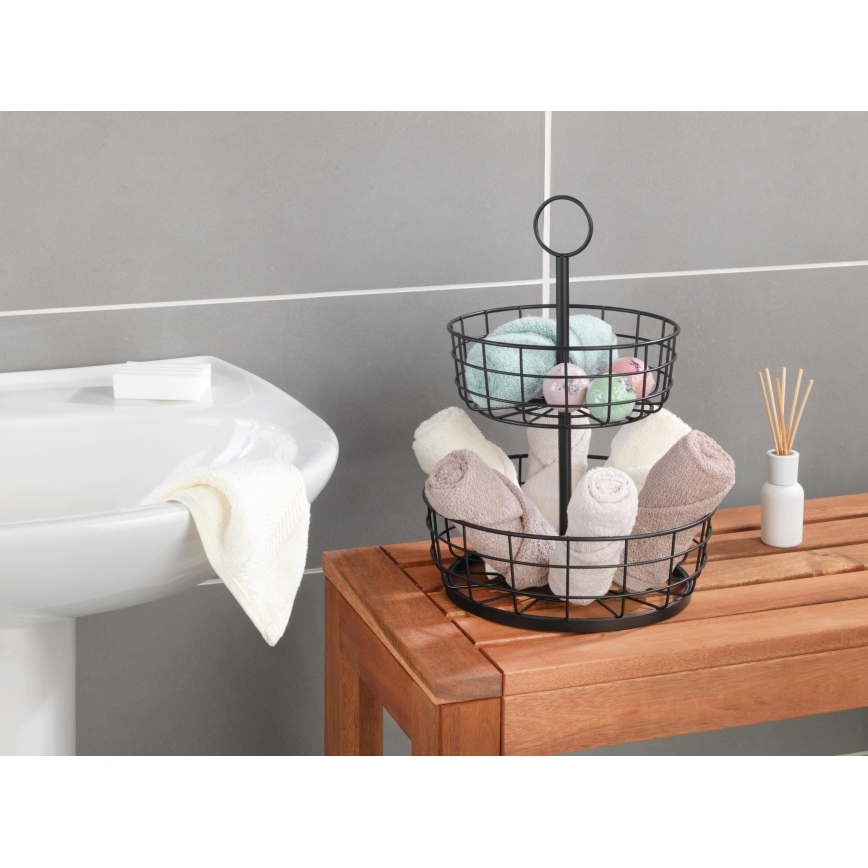 WENKO 88740800 - Cesto LOFT 28x39 cm preto
