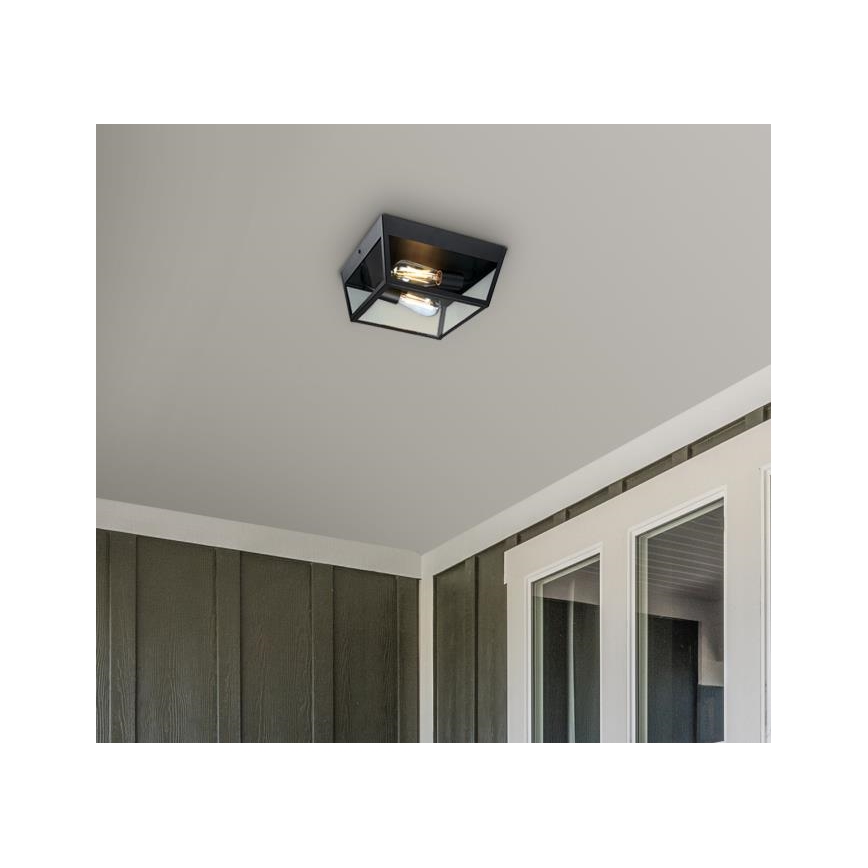 Westinghouse 61219 - Iluminação de teto exterior PETERSON 2xE27/40W/230V IP44