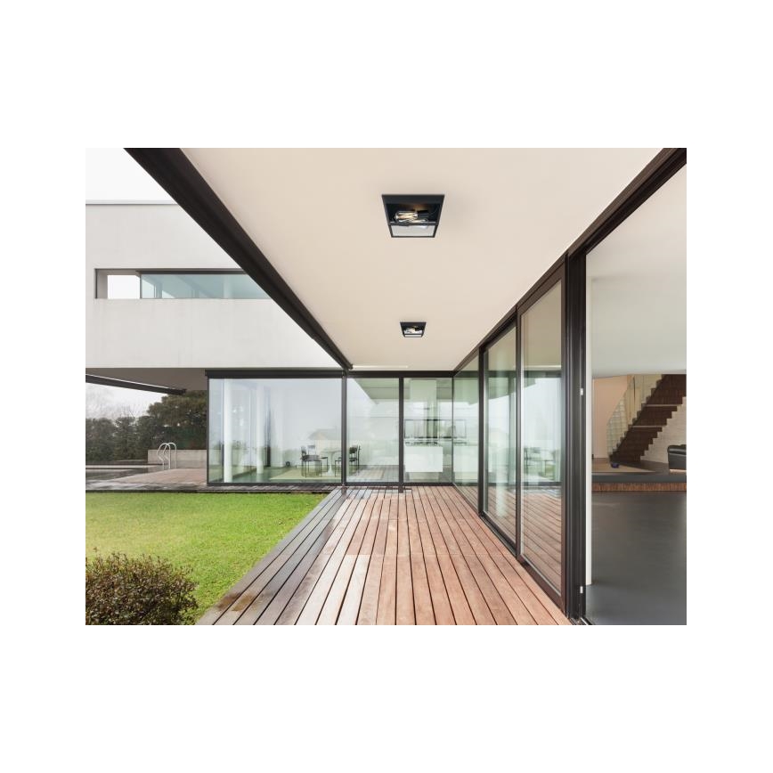 Westinghouse 61219 - Iluminação de teto exterior PETERSON 2xE27/40W/230V IP44