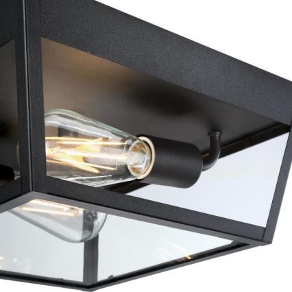 Westinghouse 61219 - Iluminação de teto exterior PETERSON 2xE27/40W/230V IP44