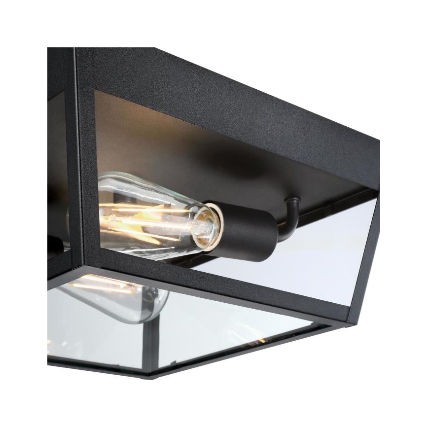 Westinghouse 61219 - Iluminação de teto exterior PETERSON 2xE27/40W/230V IP44