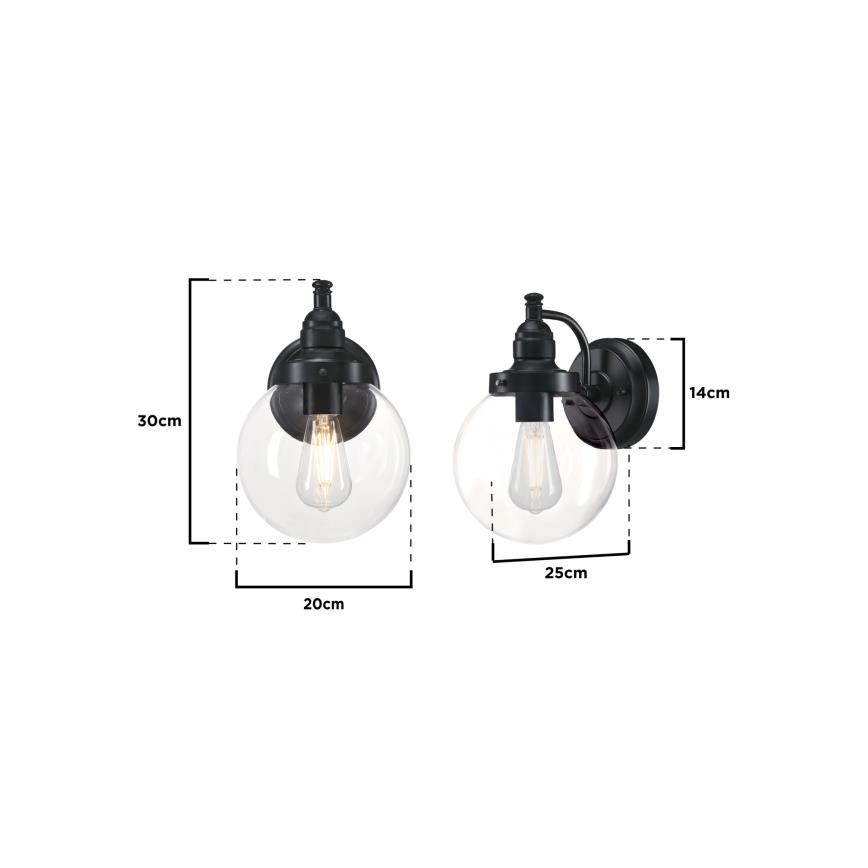Westinghouse 61239 - Candeeiro de parede exterior EDDYSTONE 1xE27/60W/230V IP44