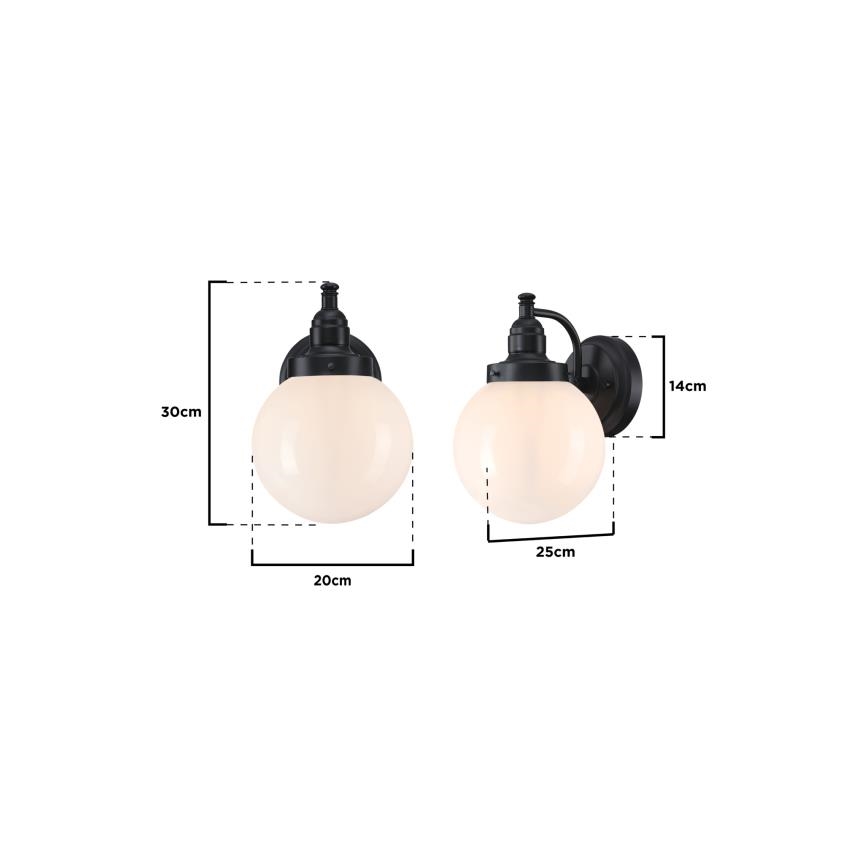 Westinghouse 61240 - Candeeiro de parede exterior EDDYSTONE 1xE27/60W/230V IP44