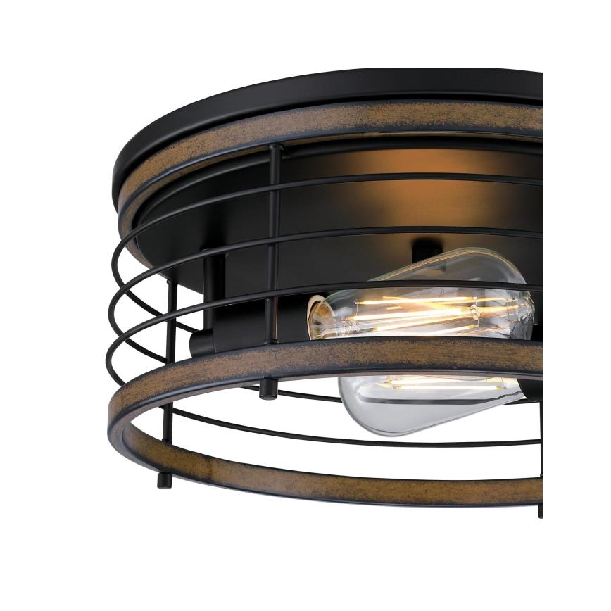 Westinghouse 61250 - Iluminação de teto ACKTON 2xE27/60W/230V barnwood
