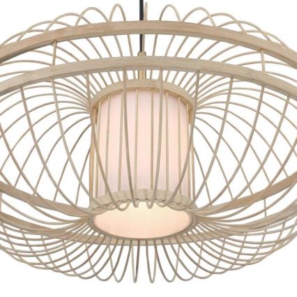 Westinghouse 61255 - Candeeiro suspenso TULCEA 1xE27/60W/230V bambu