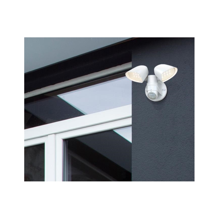 Westinghouse 63642 - Holofote exterior LED com sensor 2xLED/8,75W/230V IP44