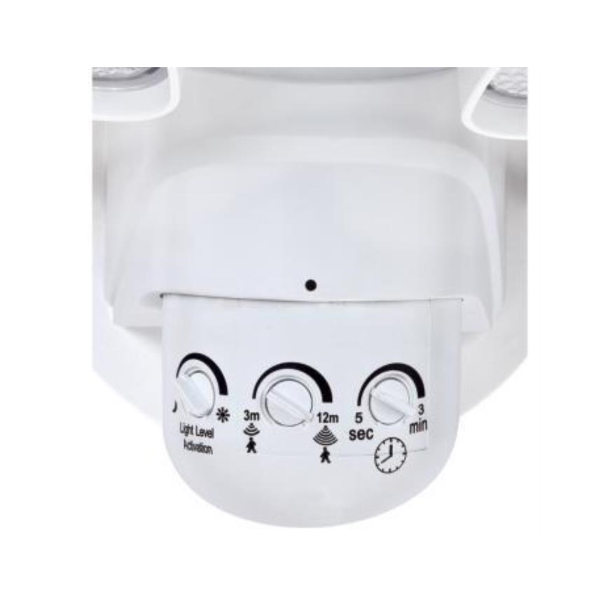 Westinghouse 63642 - Holofote exterior LED com sensor 2xLED/8,75W/230V IP44