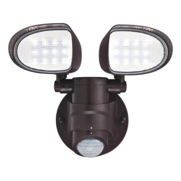 Westinghouse 63643 - Holofote exterior LED com sensor 2xLED/8,75W/230V IP44