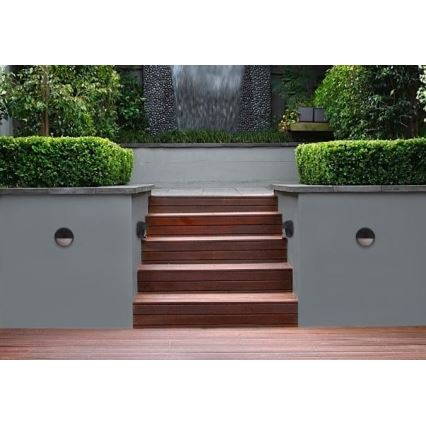 Westinghouse 65790 - Iluminação de parede exterior LED WINSLETT LED/10W/230V IP44
