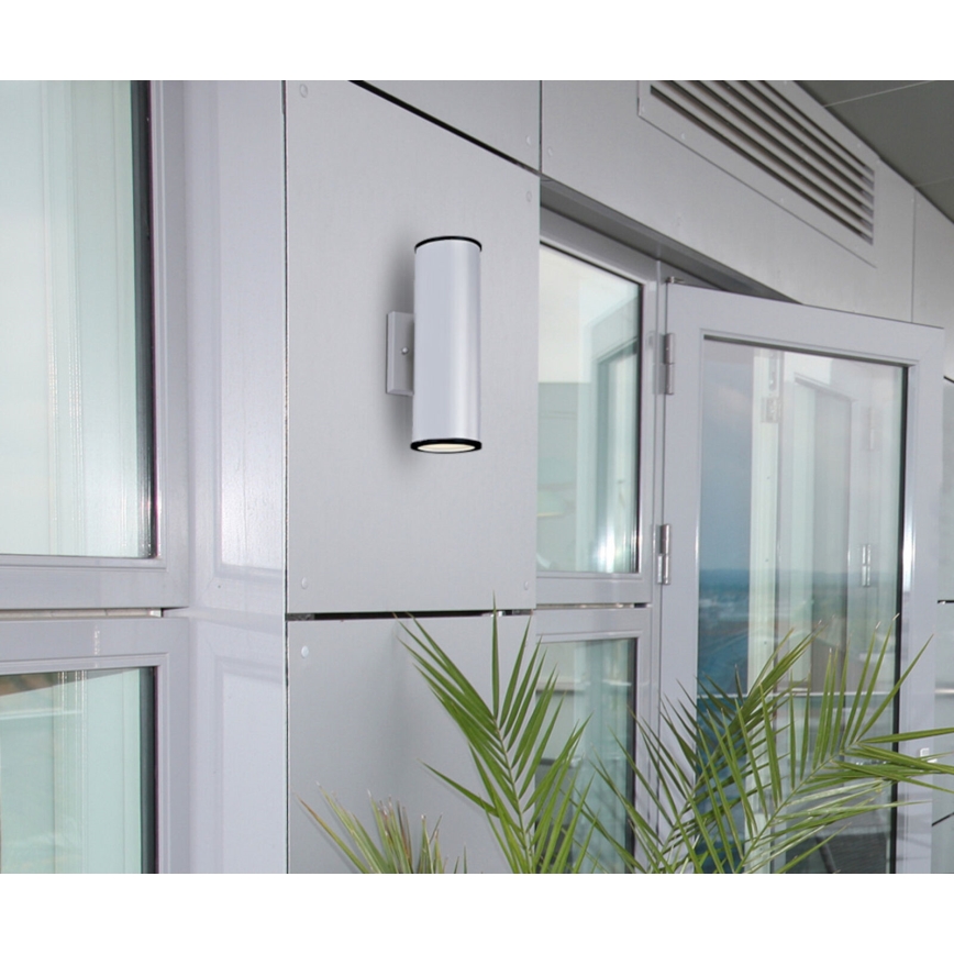 Westinghouse 65793 - Iluminação exterior LED com regulação MARIUS 2xLED/8W/230V IP44