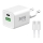 Winner Group - Adaptador de carregamento rápido 2xUSB PD 30W + cabo USB USB-C / USB-C 1m