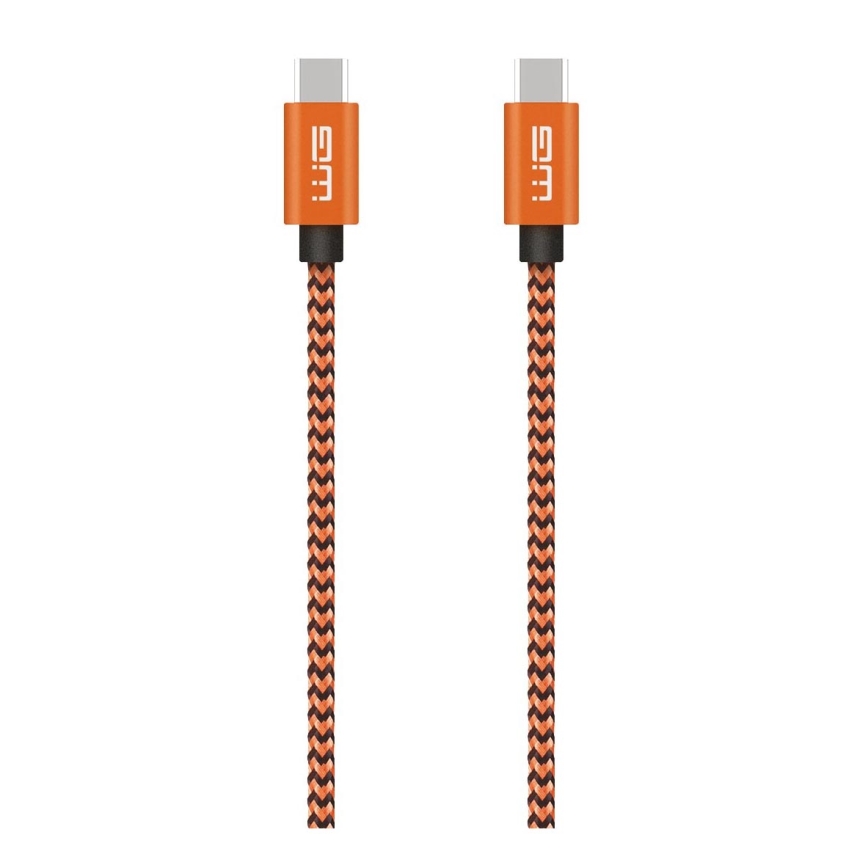 Winner Group - cabo USB USB-C / USB-C 1m laranja