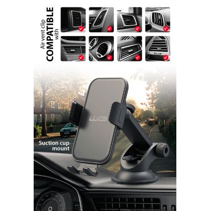 Winner Group - Carregador sem fios e suporte para carro 15W