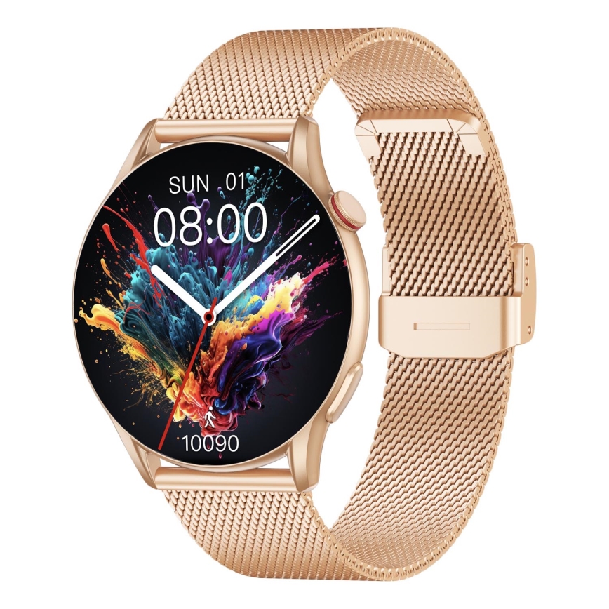 Winner Group - Smart watch AirFlex 2 Elegance 280 mAh IP68 dourado