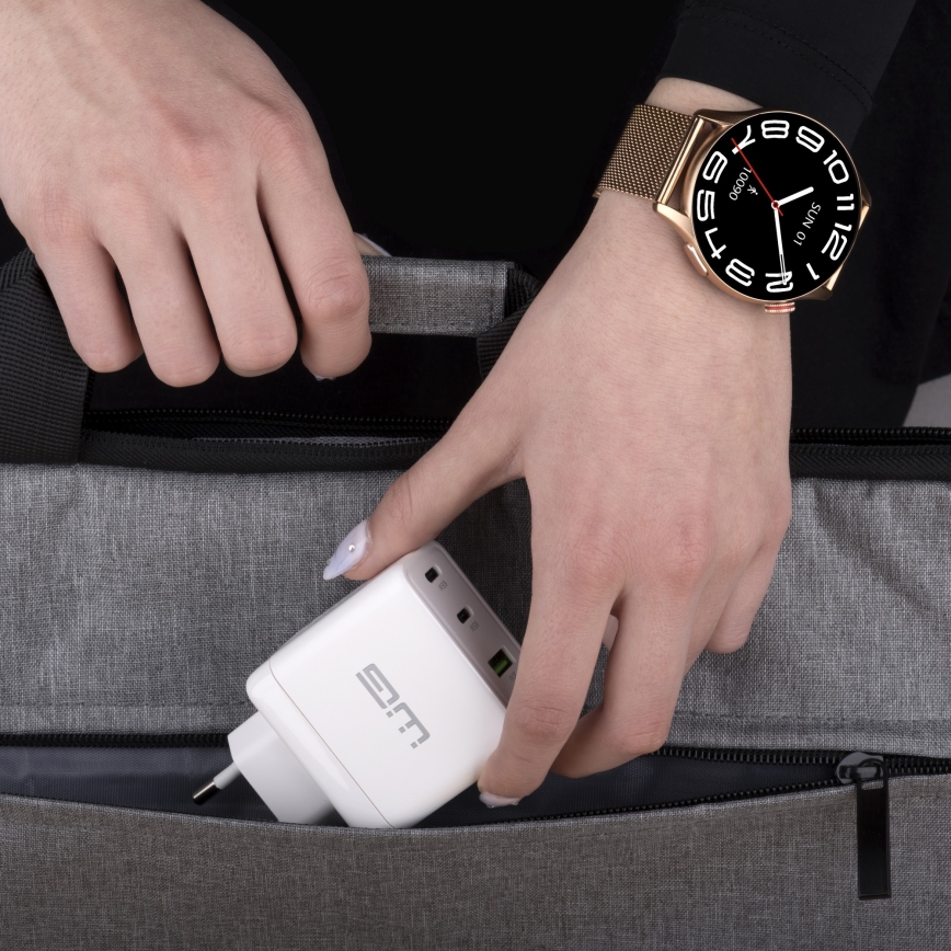 Winner Group - Smart watch AirFlex 2 Elegance 280 mAh IP68 dourado