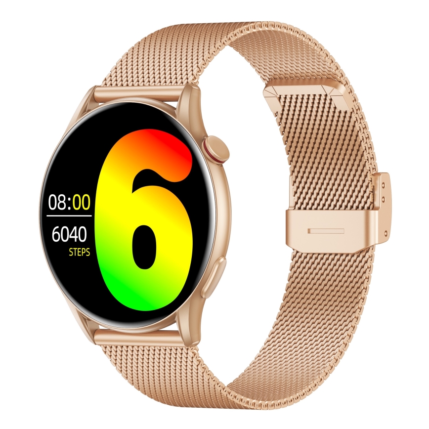 Winner Group - Smart watch AirFlex 2 Elegance 280 mAh IP68 dourado