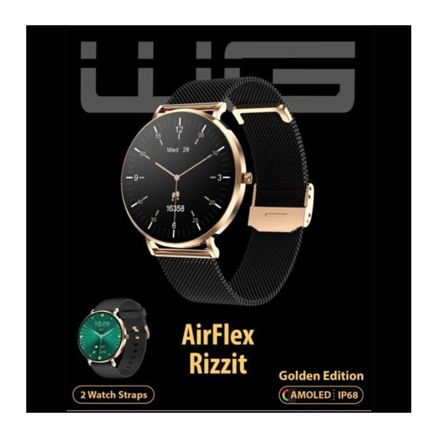Winner Group - Smart watch AirFlex3 Rizz It 200 mAh IP68 dourado