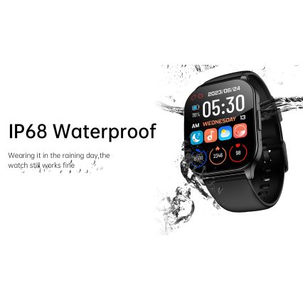 Winner Group - Smart watch AirFlexOn 300 mAh IP68 prateado