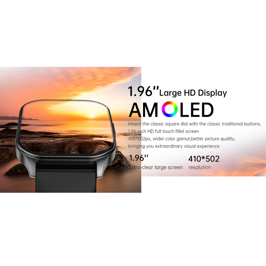 Winner Group - Smart watch AirFlexOn 300 mAh IP68 prateado