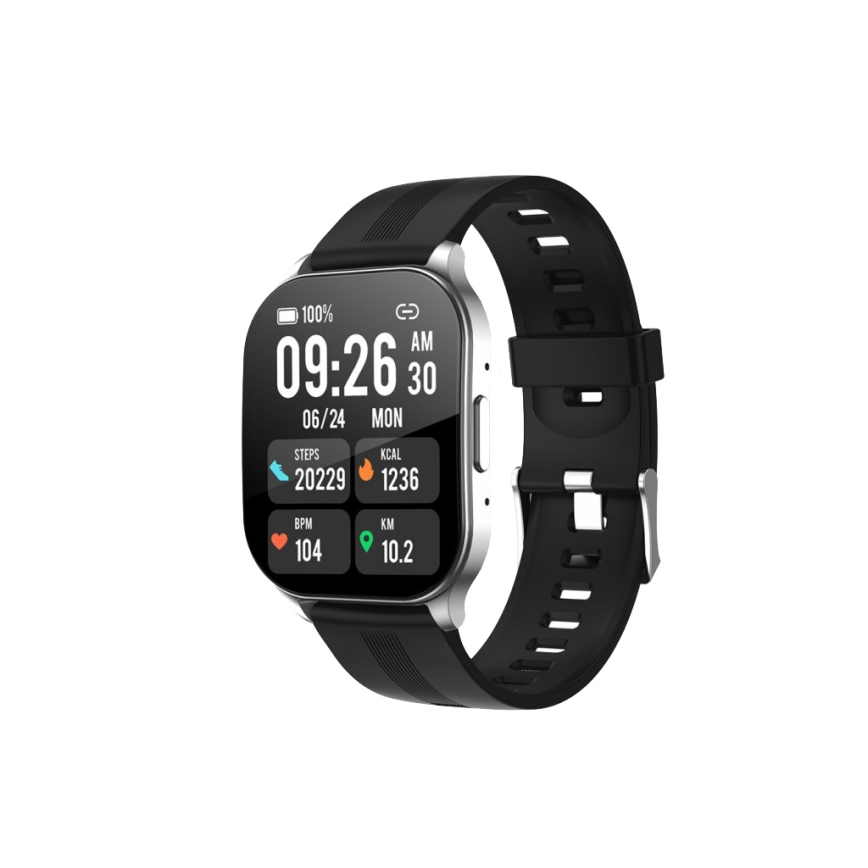 Winner Group - Smart watch AirFlexOn 300 mAh IP68 prateado