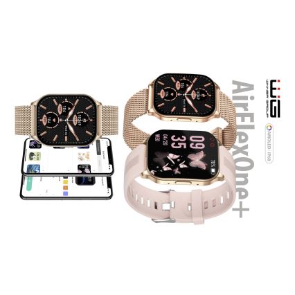 Winner Group - Smart watch AirFlexOne+ 300 mAh IP68 dourado