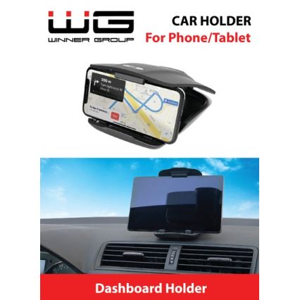Winner Group - Suporte de telemóvel para automóvel com ventosa preto