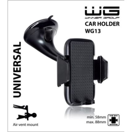 Winner Group - Suporte de telemóvel para automóvel para windshield preto