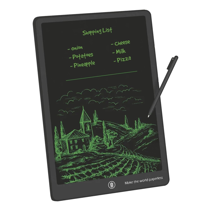 Winner Group - Tablet de desenho digital 15 1xCR2032 preto