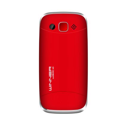 Winner Group - Telemóvel para seniores 1600 mAh vermelho