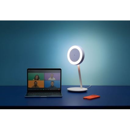 WiZ - Candeeiro de mesa LED com regulação PORTRAIT LED/10W/5V Wi-Fi 2700-6500K CRI 90