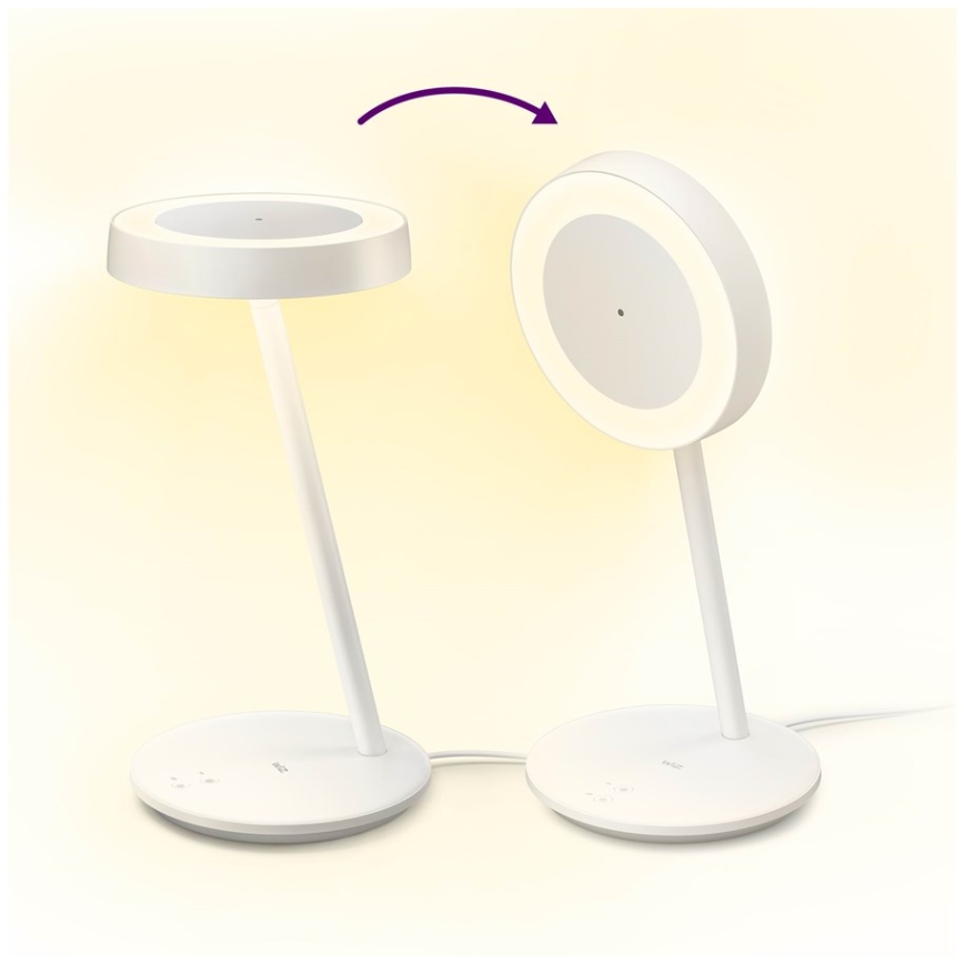 WiZ - Candeeiro de mesa LED com regulação PORTRAIT LED/10W/5V Wi-Fi 2700-6500K CRI 90