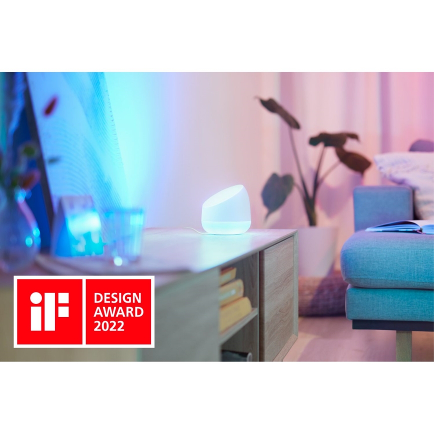 WiZ - Candeeiro de mesa LED RGBW com regulação SQUIRE LED/9W/230V 2200-6500K Wi-Fi