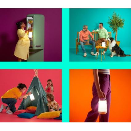 WiZ - Candeeiro portátil LED RGBW com regulação MOBILE LED/13,5W/5V 2200-6500K Wi-Fi