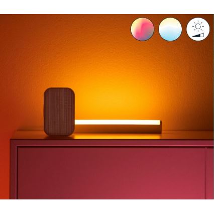 WiZ - CONJUNTO 2x LED RGBW Candeeiro com regulação BAR LED/5,5W/230V 2200-6500K Wi-Fi