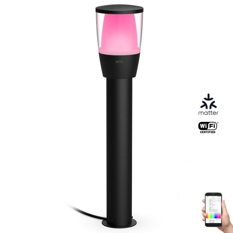 WiZ - Conjunto de extensão LED RGBW Regulação exterior candeeiro ELPAS LED/3,6W/12V 2700-5000K IP65 Wi-Fi
