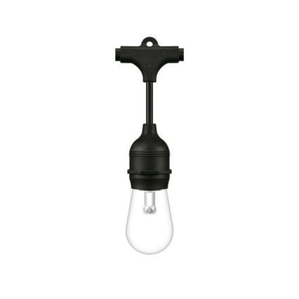 WiZ - Corrente exterior LED RGBW com regulação 12xLED 14,4m IP65 2700-5000K Wi-Fi