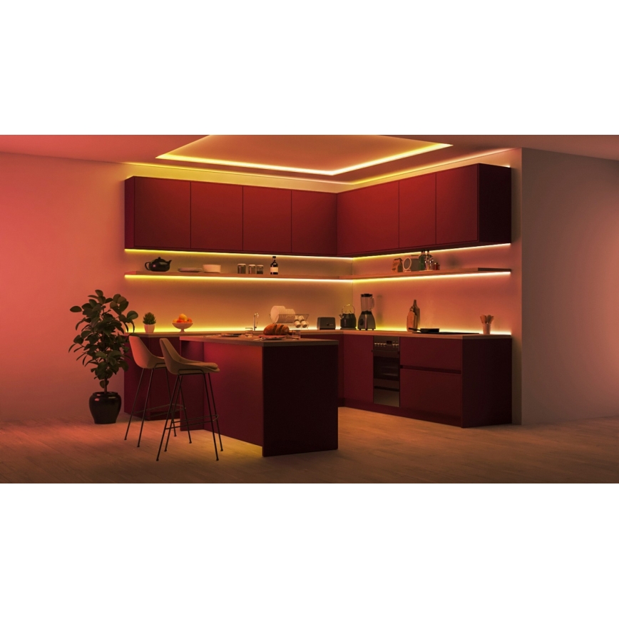 WiZ - Fita LED RGBIC com regulação 10m LED/21W/230V 2700-6500K Wi-Fi