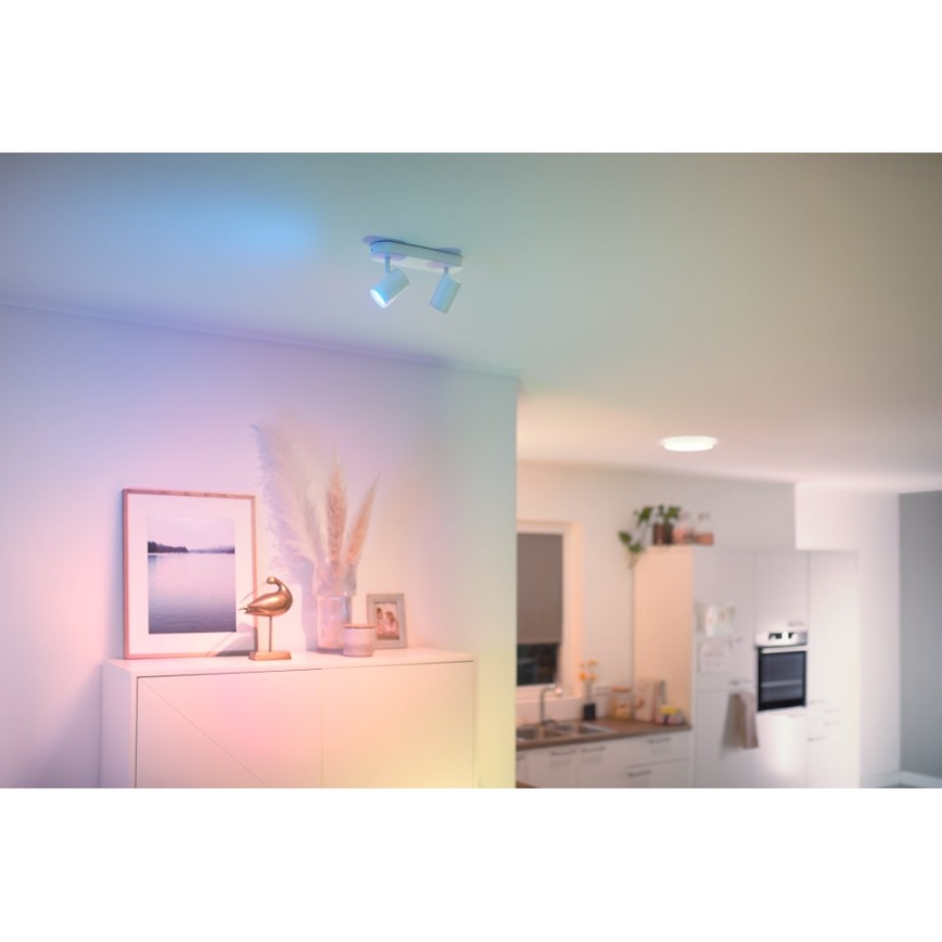 WiZ - Foco LED regulável IMAGEO 1xGU10/4,9W/230V 2700-6500K CRI 90 Wi-Fi branco