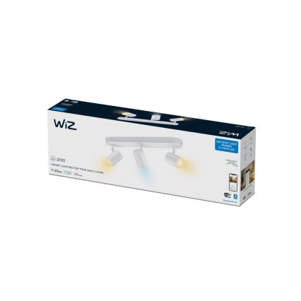 WiZ - Foco LED regulável IMAGEO 3xGU10/4,9W/230V 2700-6500K Wi-Fi CRI 90 branco