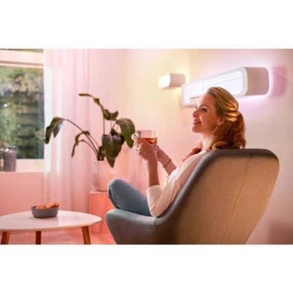WiZ - Foco LED RGBW regulável IMAGEO 1xGU10/4,9W/230V CRI 90 Wi-Fi branco