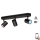 WiZ - Foco LED RGBW regulável IMAGEO 3xGU10/4,9W/230V 2200-6500K Wi-Fi CRI 90 preto