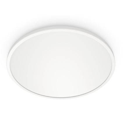 WiZ - Iluminação de teto LED com regulação do fluxo luminoso SUPERSLIM LED/14W/230V 2700-6500K Wi-Fi branco