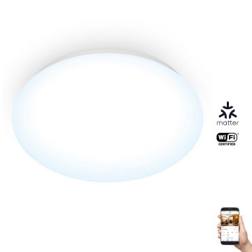 WiZ - Iluminação de teto LED com regulação do fluxo luminoso SUPERSLIM LED/17W/230V 4000K Wi-Fi