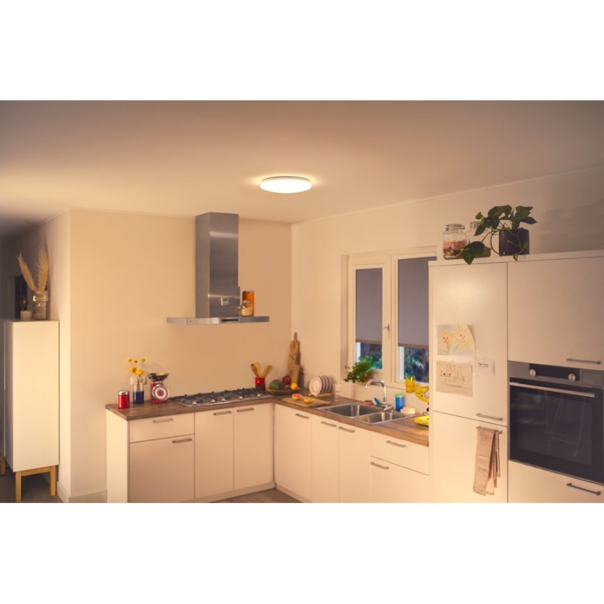 WiZ - Iluminação de teto LED com regulação do fluxo luminoso SUPERSLIM LED/17W/230V 4000K Wi-Fi