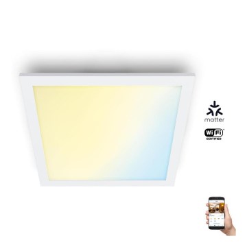 WiZ - Iluminação de teto LED com regulação SUPERSLIM LED/12W/230V 2700-6500K Wi-Fi branco