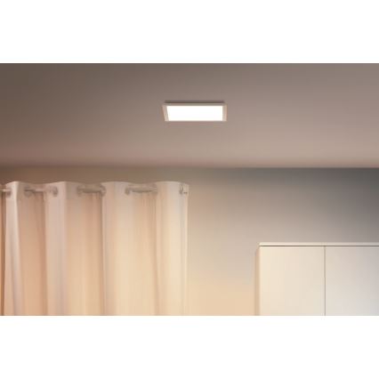 WiZ - Iluminação de teto LED com regulação SUPERSLIM LED/12W/230V 2700-6500K Wi-Fi branco