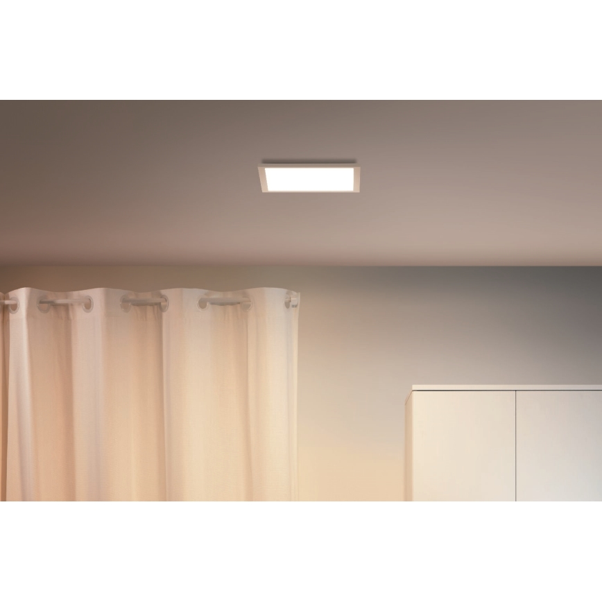 WiZ - Iluminação de teto LED com regulação SUPERSLIM LED/12W/230V 2700-6500K Wi-Fi branco