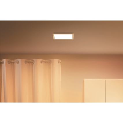 WiZ - Iluminação de teto LED com regulação SUPERSLIM LED/12W/230V 2700-6500K Wi-Fi branco