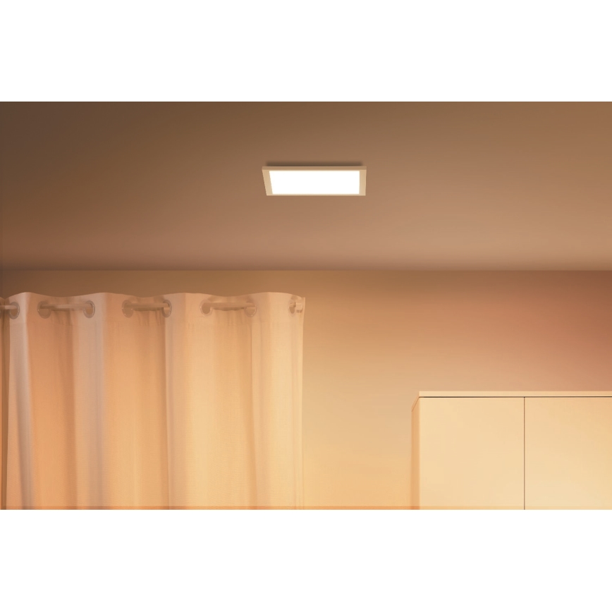 WiZ - Iluminação de teto LED com regulação SUPERSLIM LED/12W/230V 2700-6500K Wi-Fi branco
